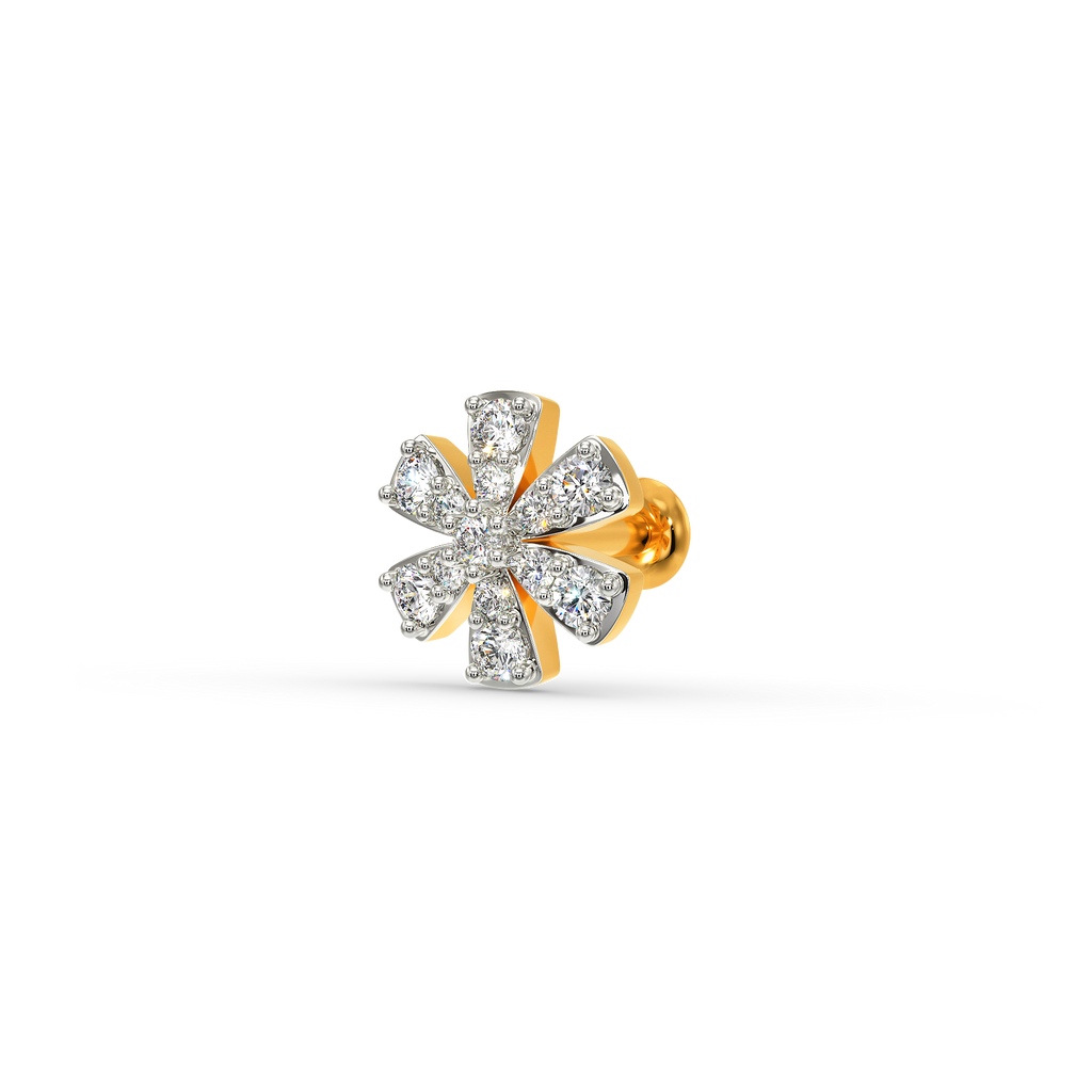 Satin Touch Diamond Nose Pins