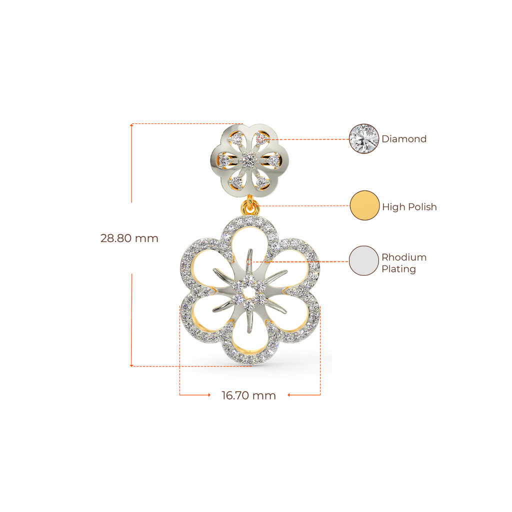 Piece Of Paradise Diamond Earrings