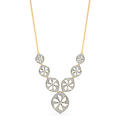 Flora Wheel Diamond Necklaces