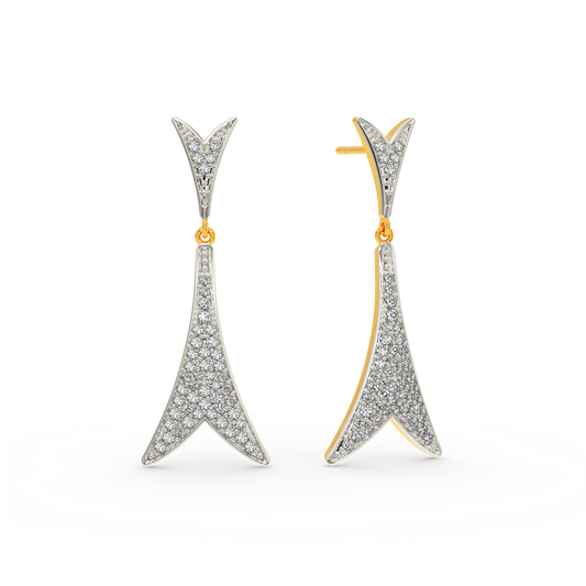 Sea Maiden Dream Diamond Earrings