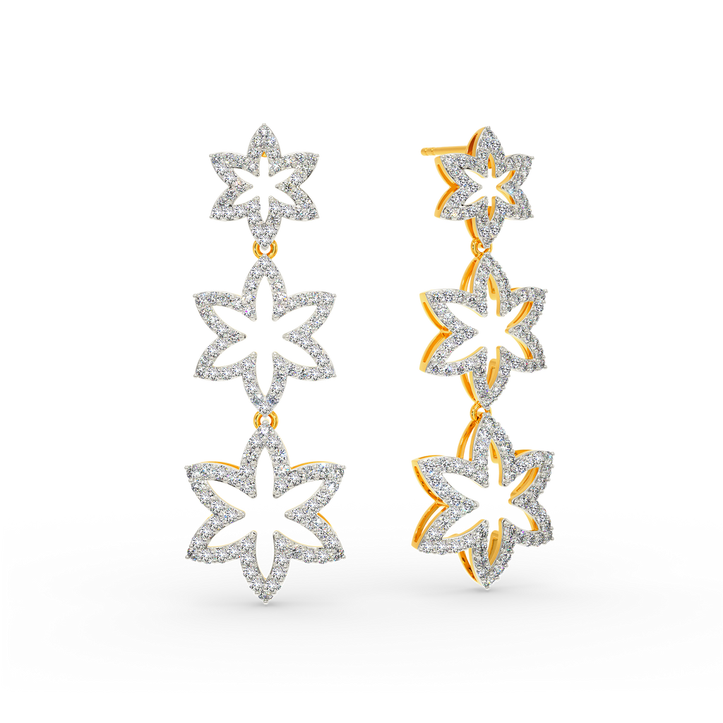 Magnolia Dreams Diamond Earrings