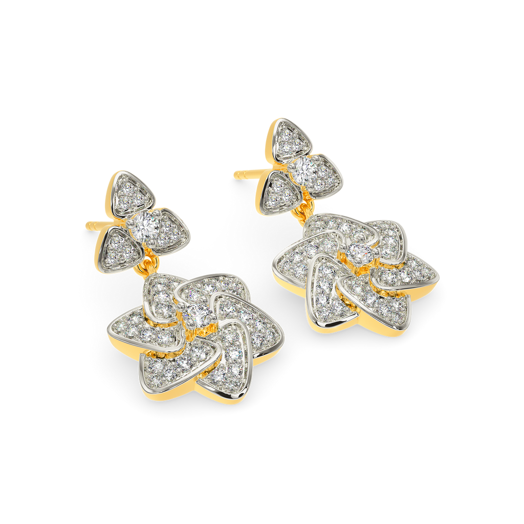 Sky Light Diamond Earrings