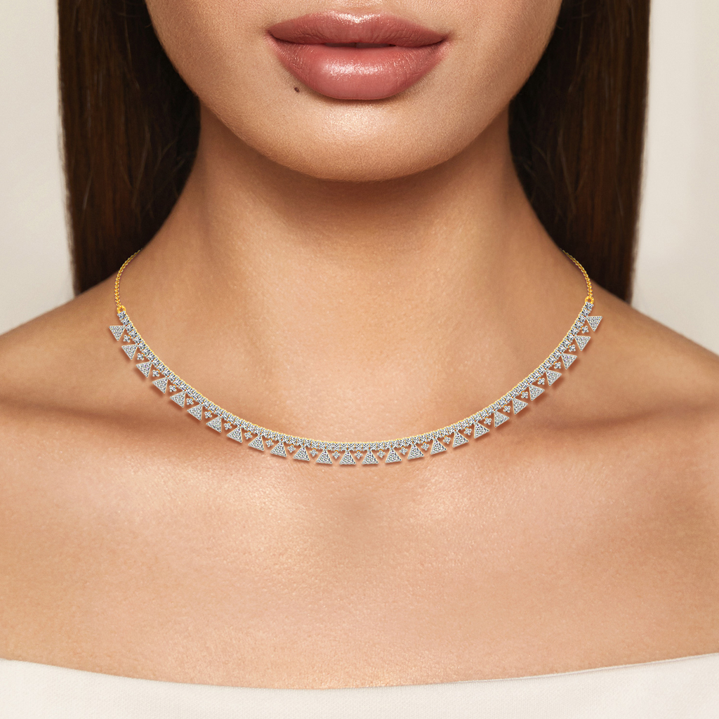 Mellow Autumn Diamond Necklaces