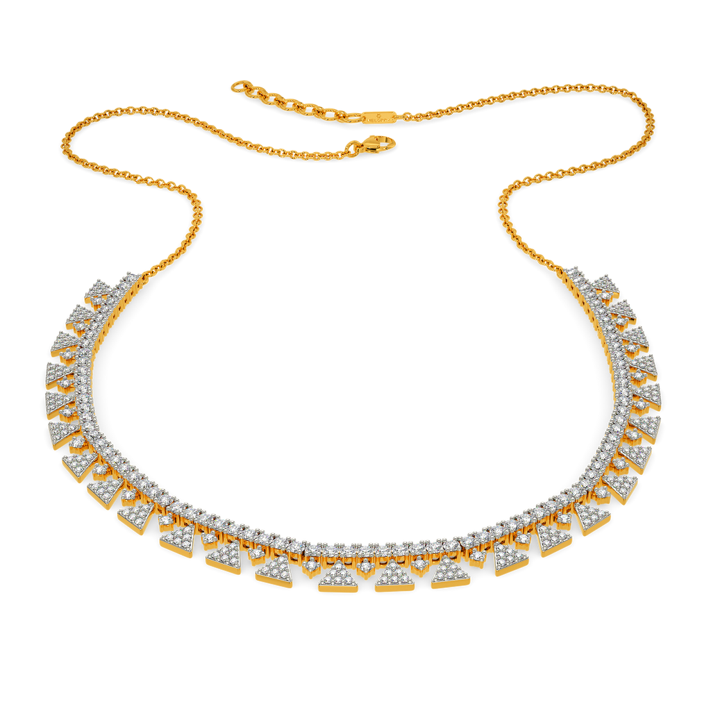 Mellow Autumn Diamond Necklaces