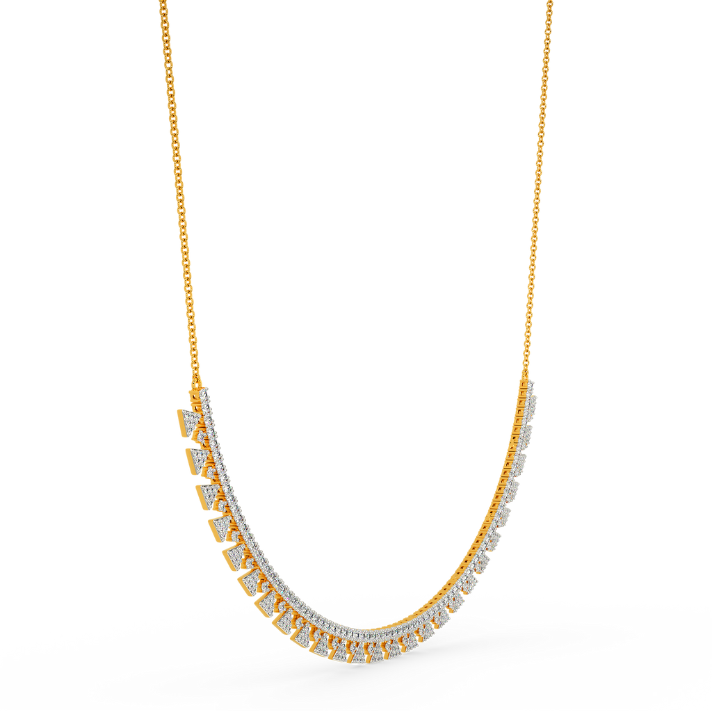 Mellow Autumn Diamond Necklaces