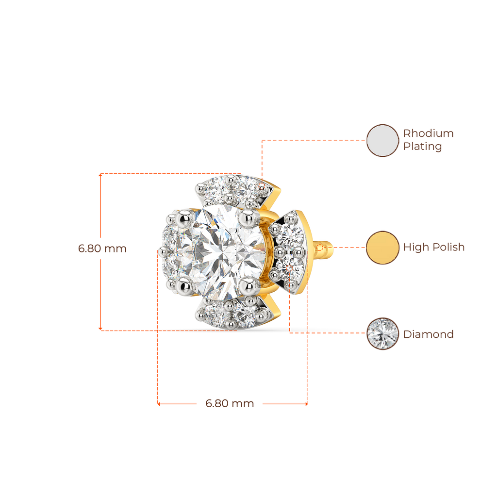 Turn It Up Diamond Earrings