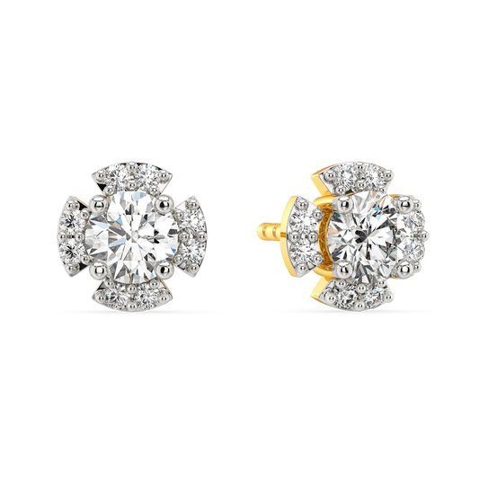 Turn It Up Diamond Earrings