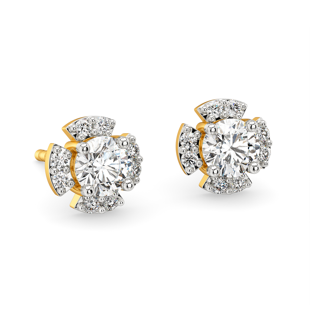 Turn It Up Diamond Earrings