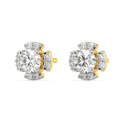 Turn It Up Diamond Earrings