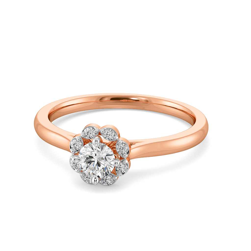 Lunar Palm Diamond Rings