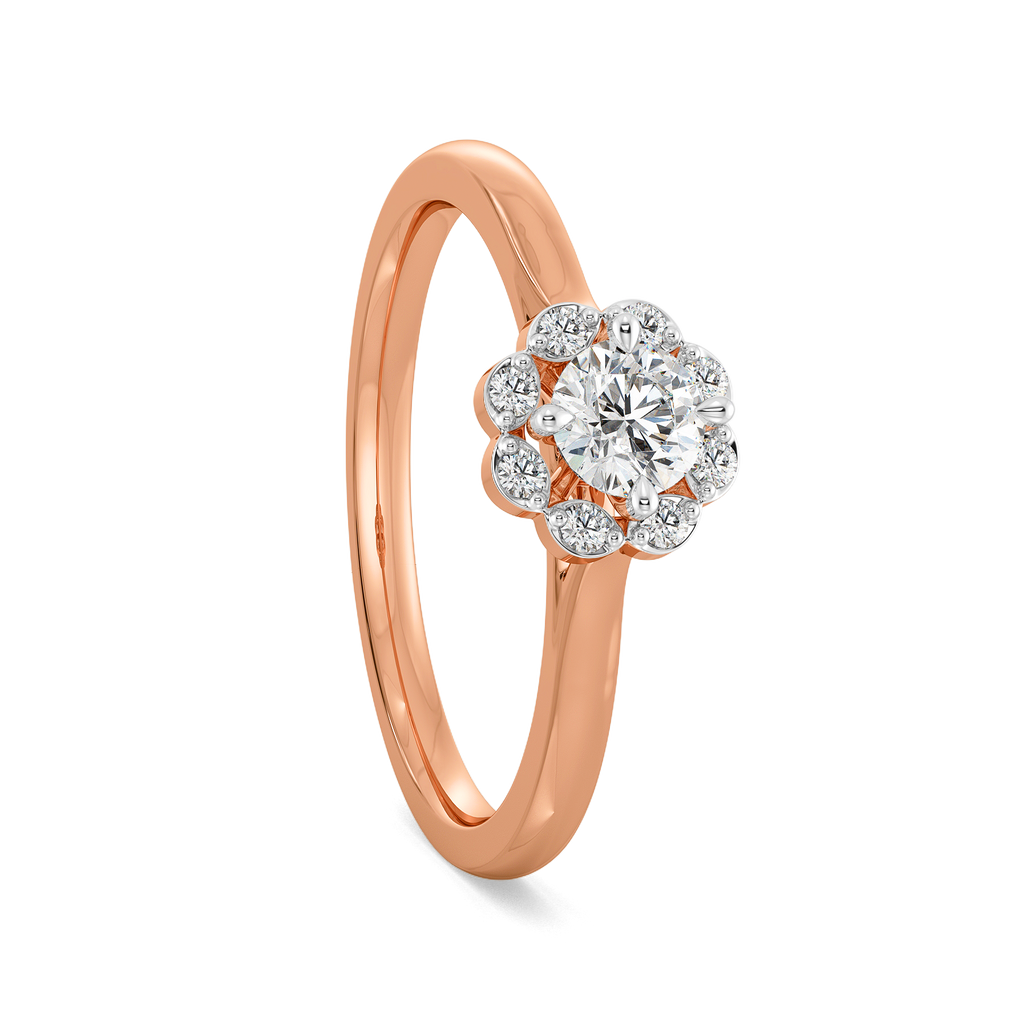 Lunar Palm Diamond Rings