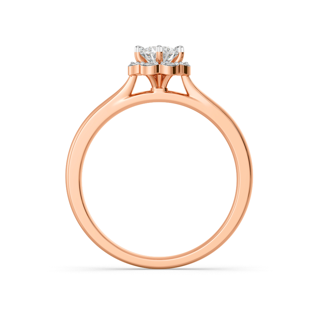 Lunar Palm Diamond Rings