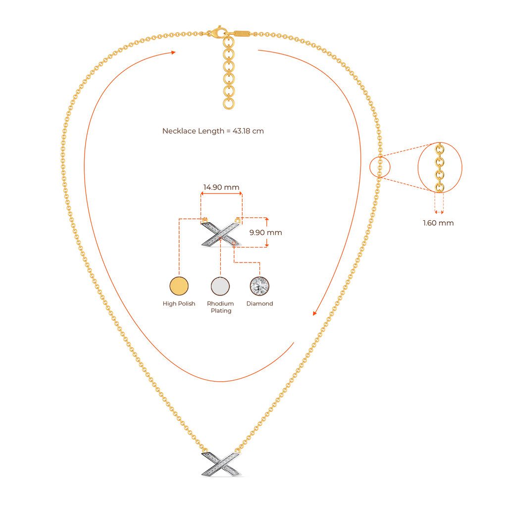 X Factor Diamond Necklaces