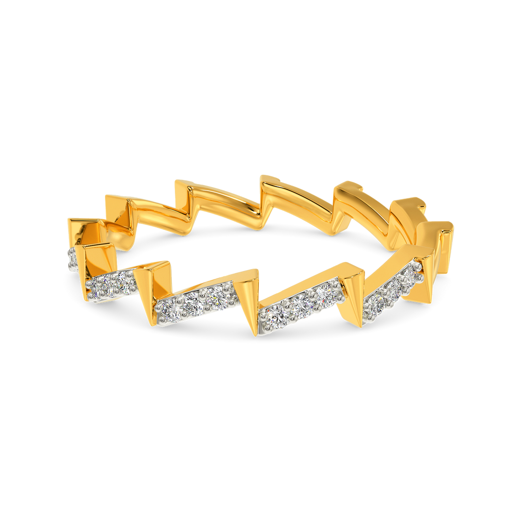 The Lady in White Diamond Rings