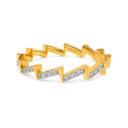 The Lady in White Diamond Rings