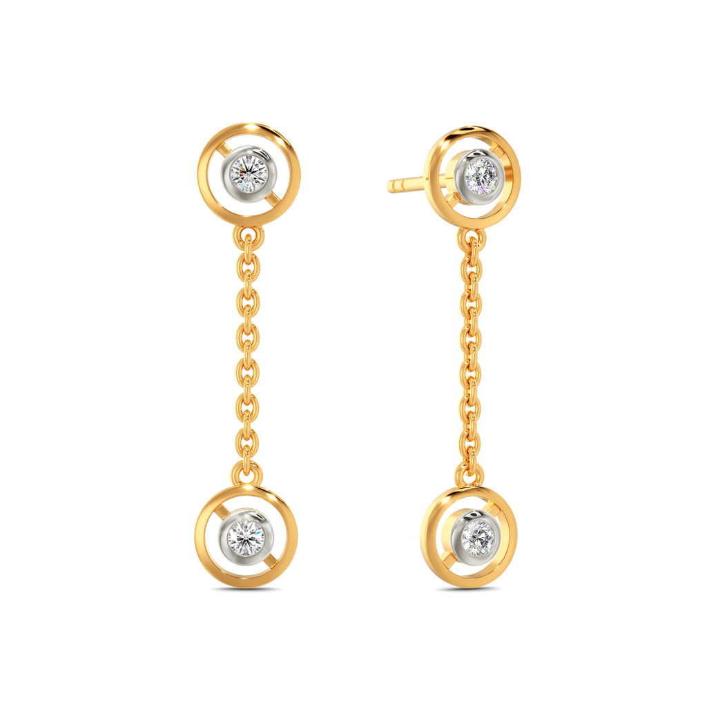 Circle of Fame Diamond Earrings