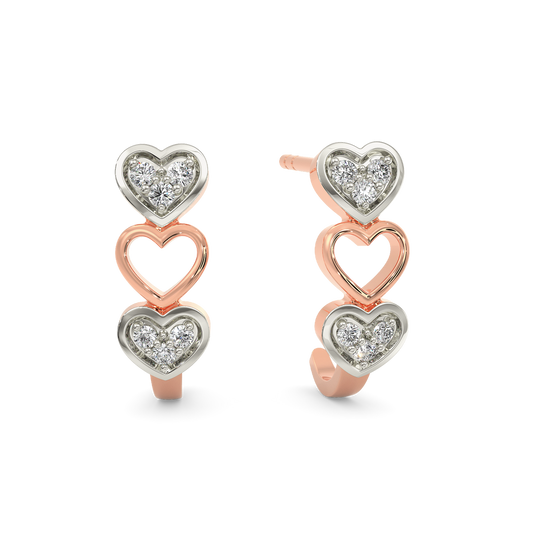 Hoopie Diamond Earrings