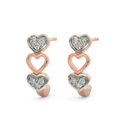 Hoopie Diamond Earrings