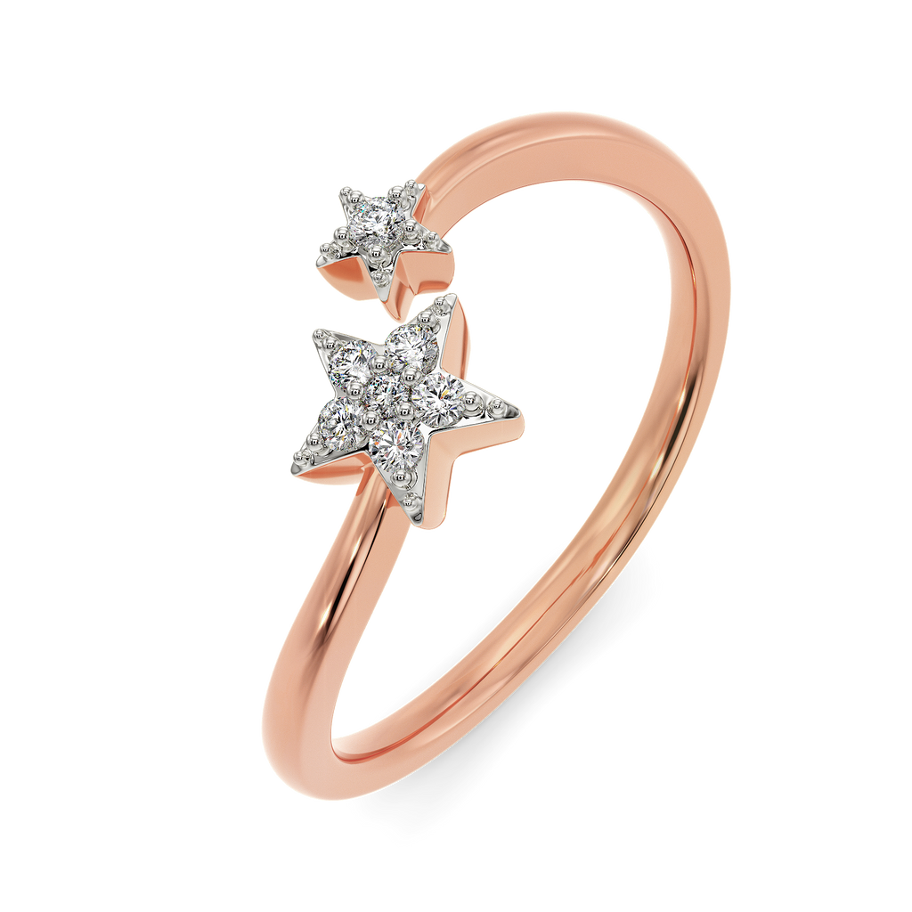 Born To A Star Diamond Rings