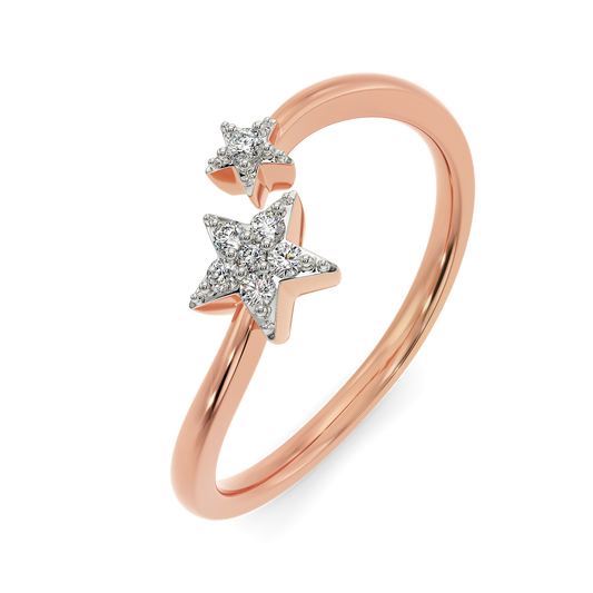 Born To A Star Diamond Rings