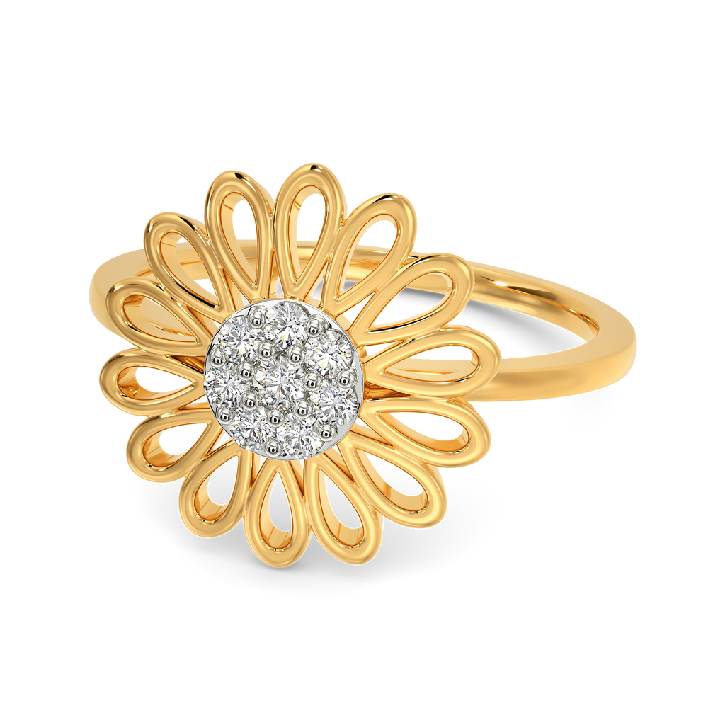 Daisy Dew Diamond Rings