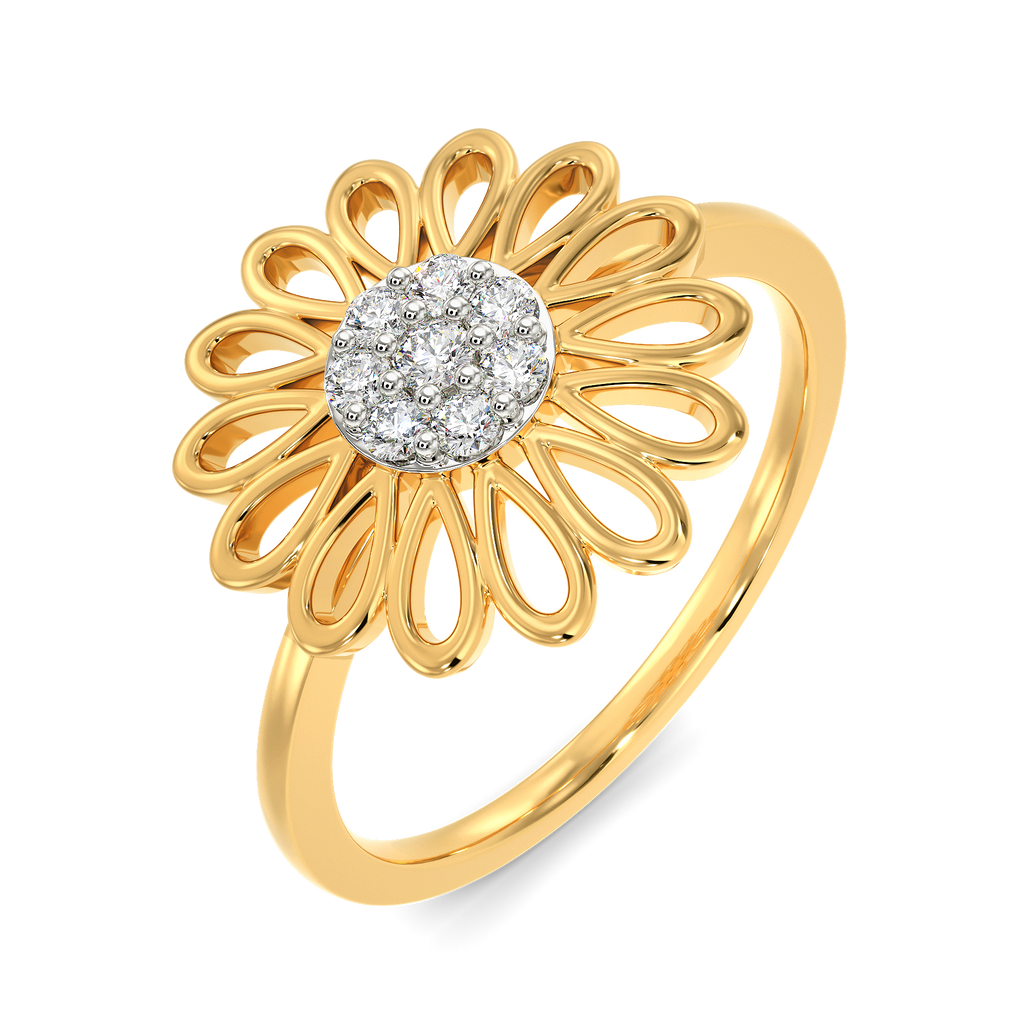 Daisy Dew Diamond Rings