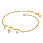 Alligning Stars Diamond Bracelets
