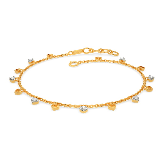 Love Dangle Diamond Bracelets