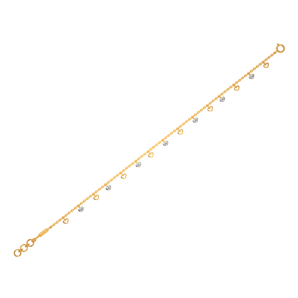Love Dangle Diamond Bracelets