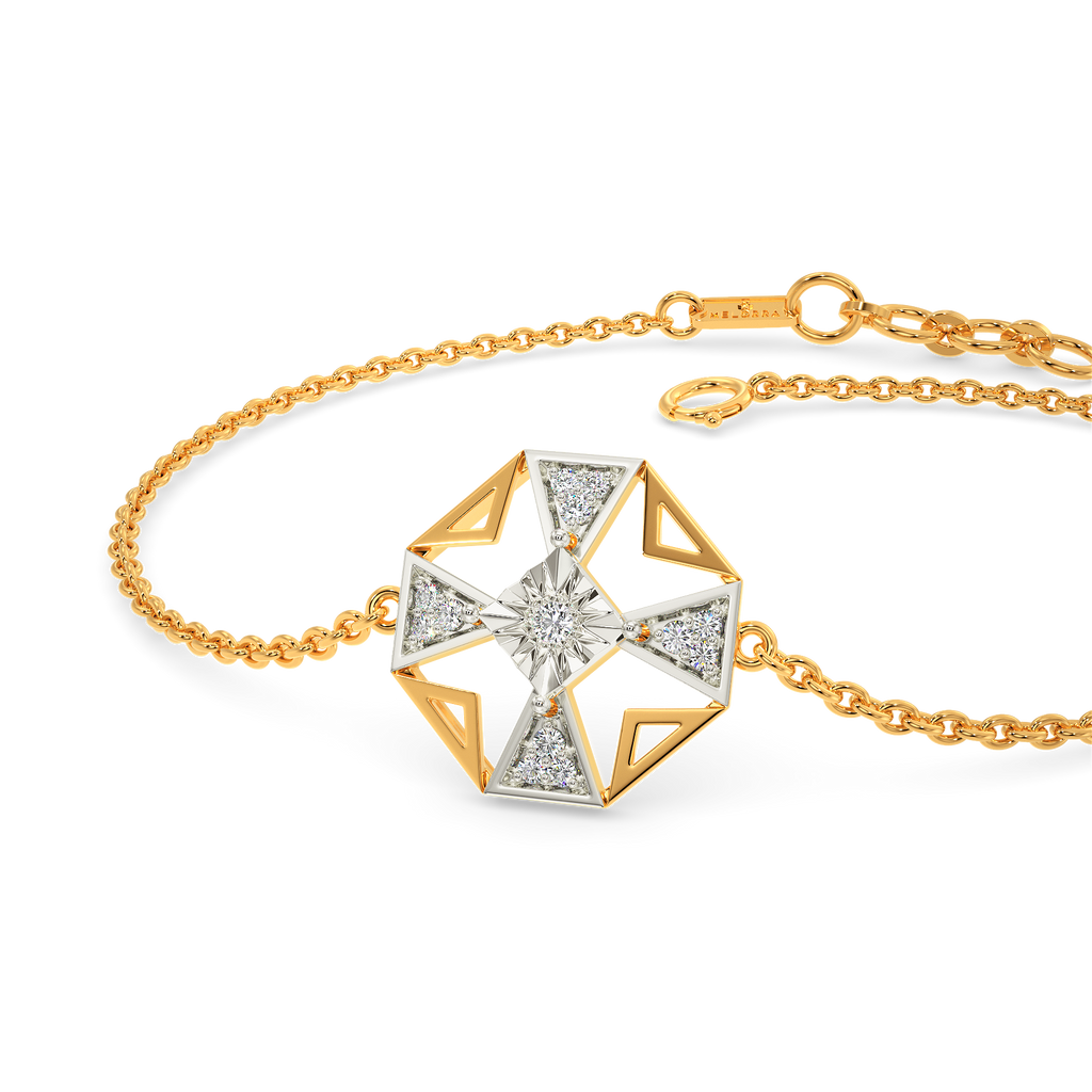 Whirlwind Charm Diamond Bracelets