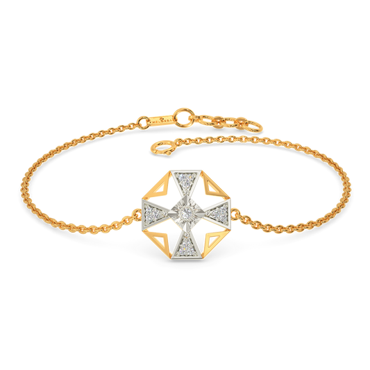 Whirlwind Charm Diamond Bracelets