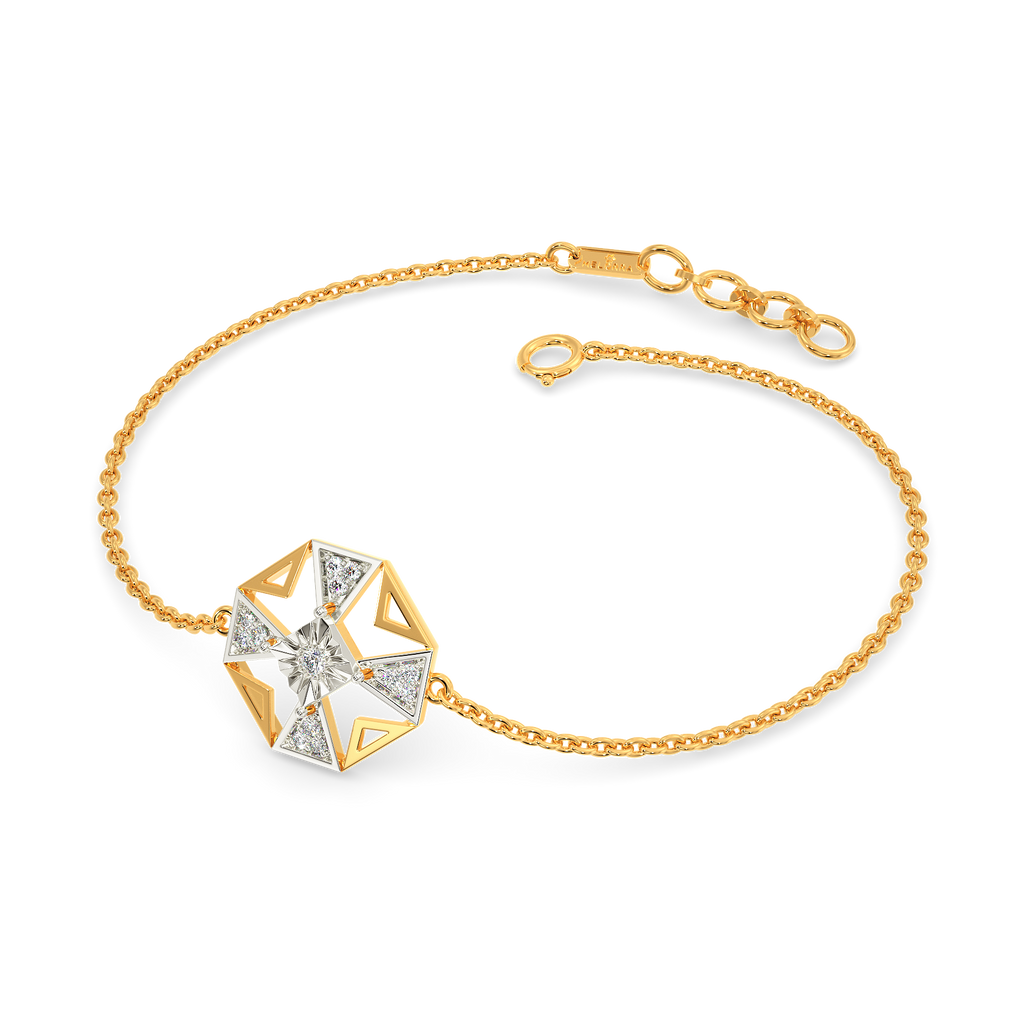 Whirlwind Charm Diamond Bracelets
