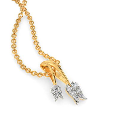 Tulip Tulle Diamond Pendants