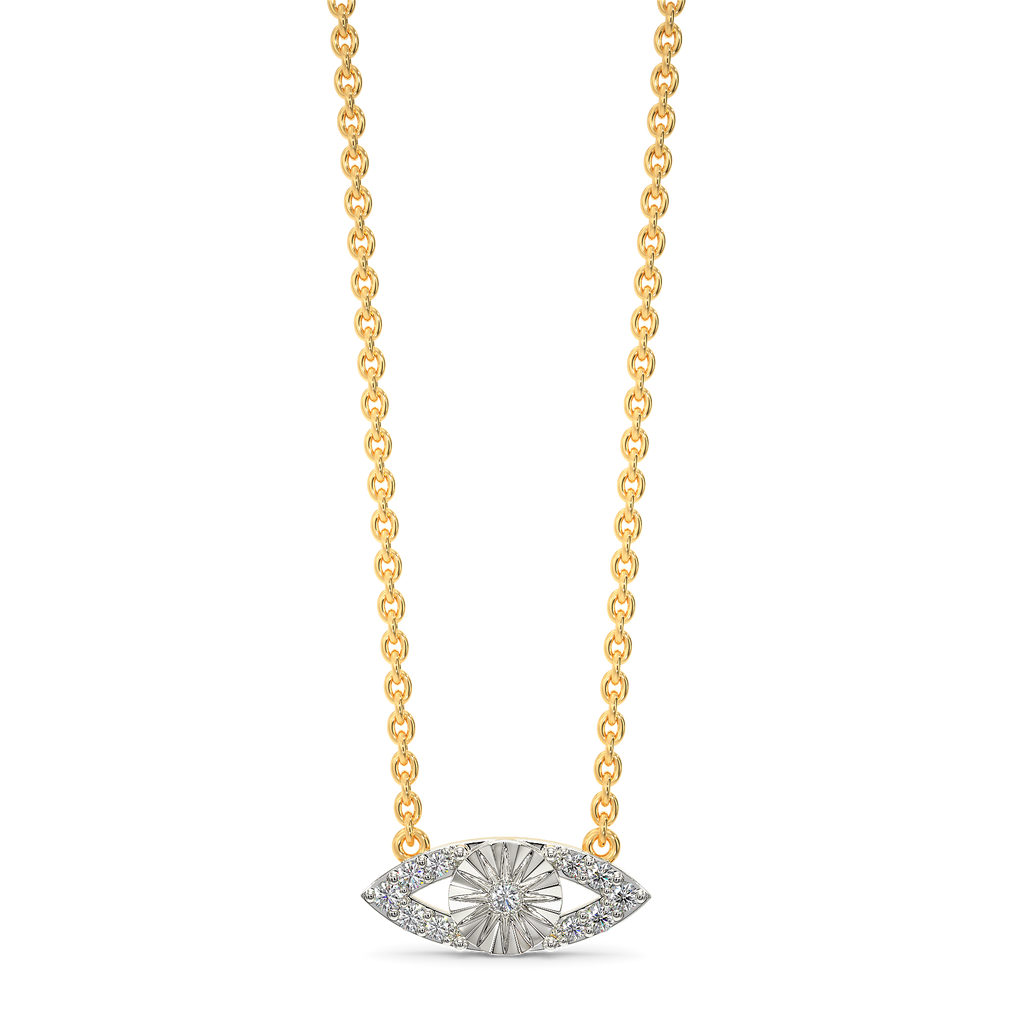 Evil Eye Diamond Necklaces