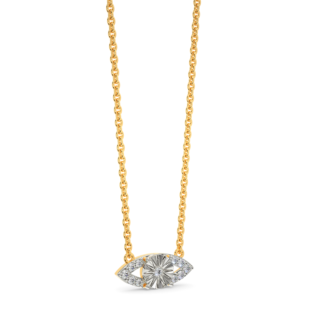 Evil Eye Diamond Necklaces