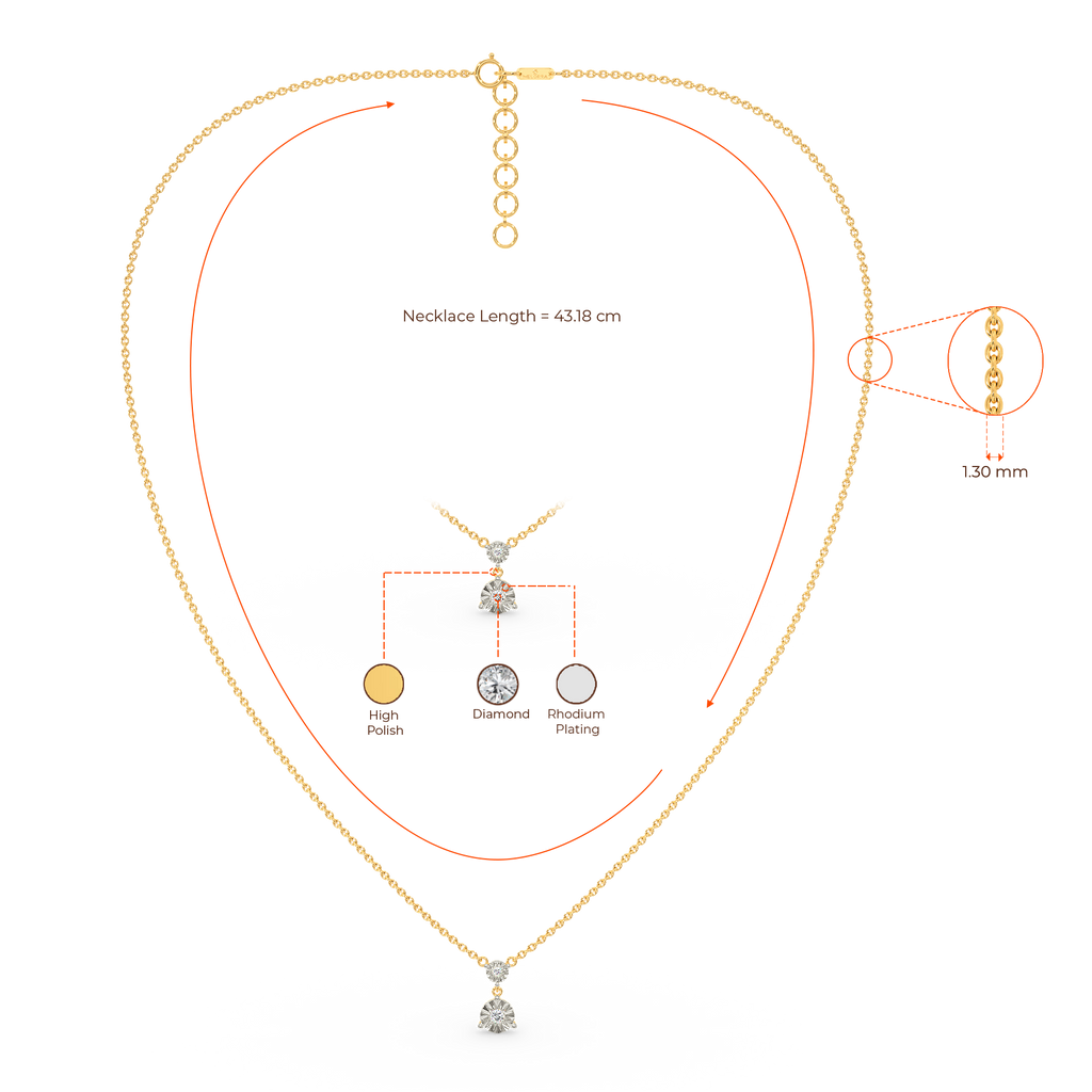Midas Touch Diamond Necklaces