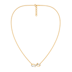 Entwined Infinity Diamond Necklaces