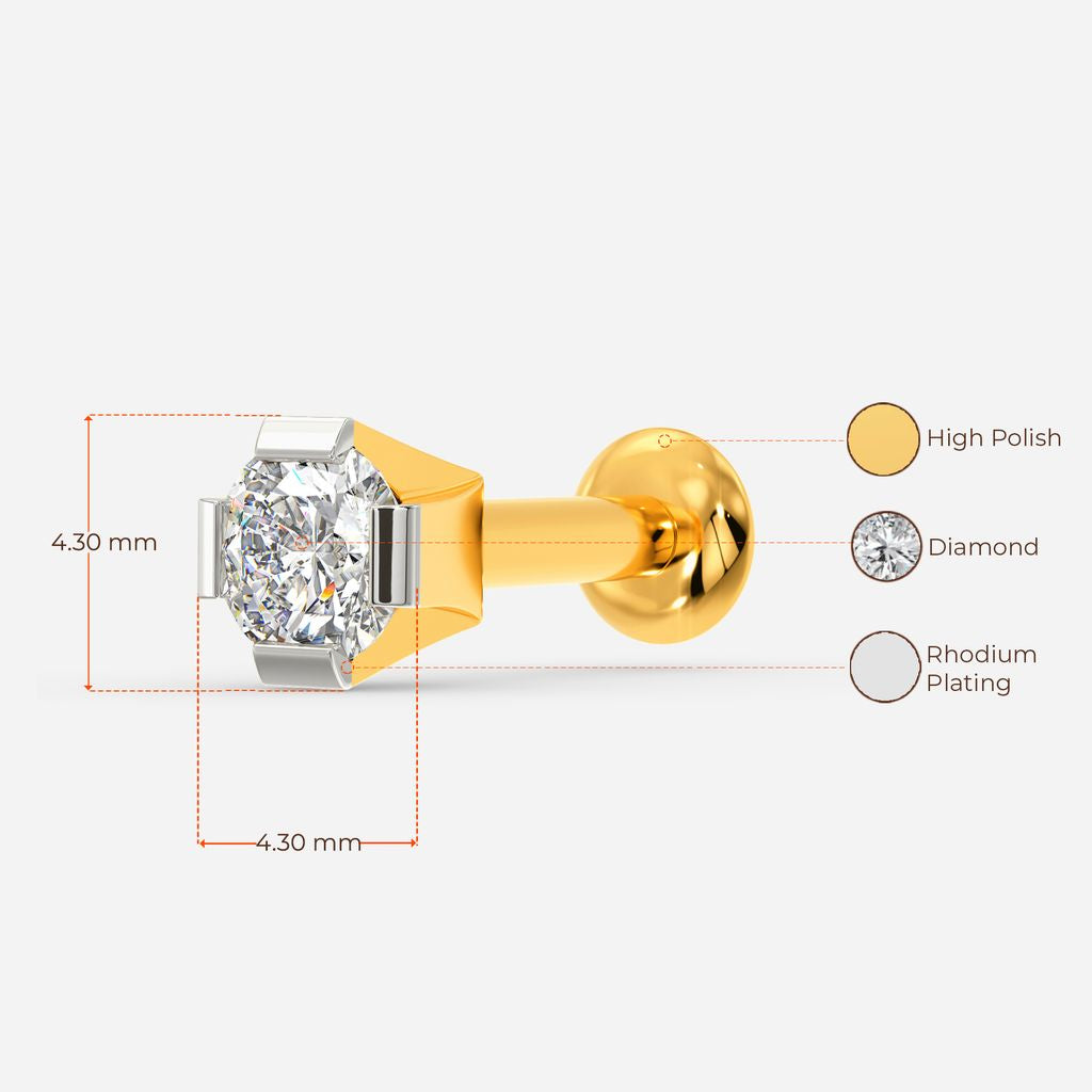 Lady Grace Diamond Nose Pins