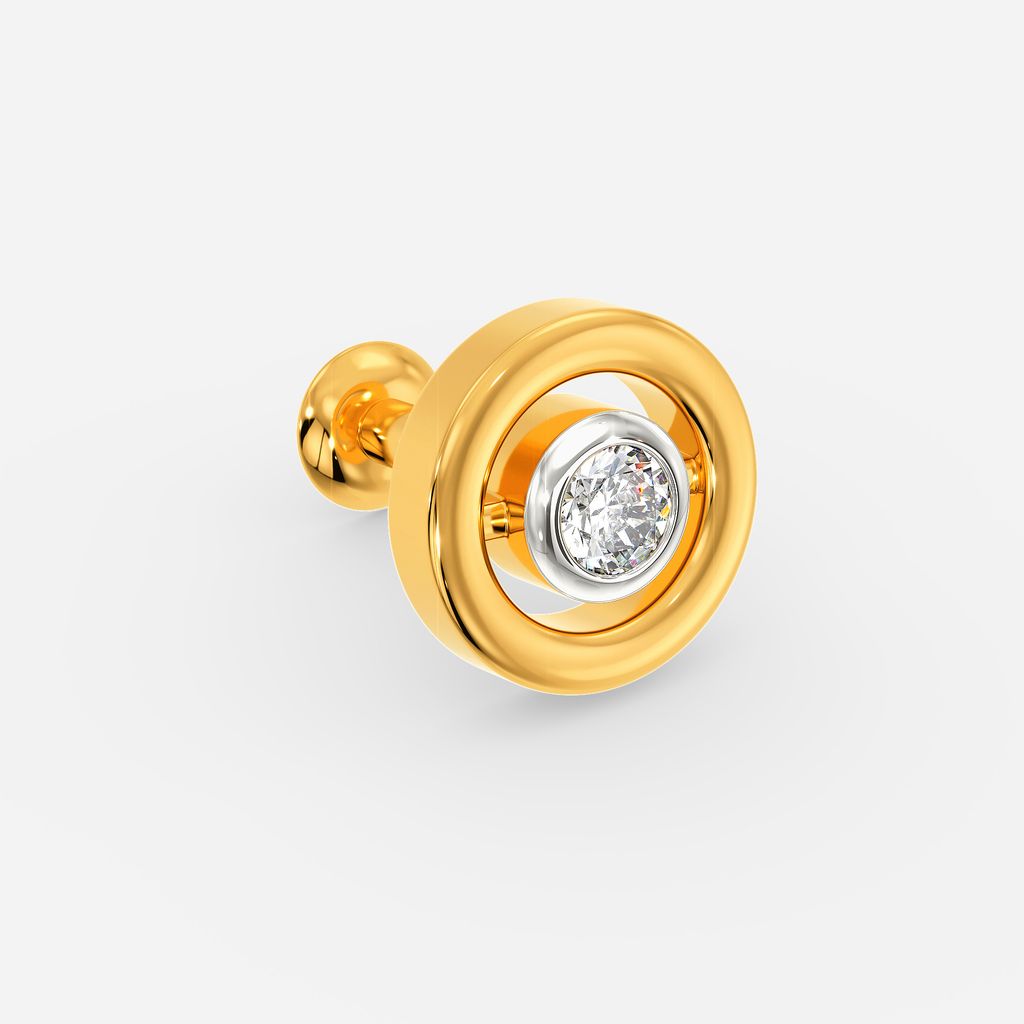 Engulfed In Love Diamond Nose Pins