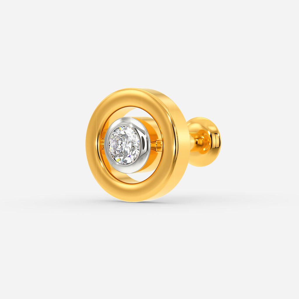 Engulfed In Love Diamond Nose Pins