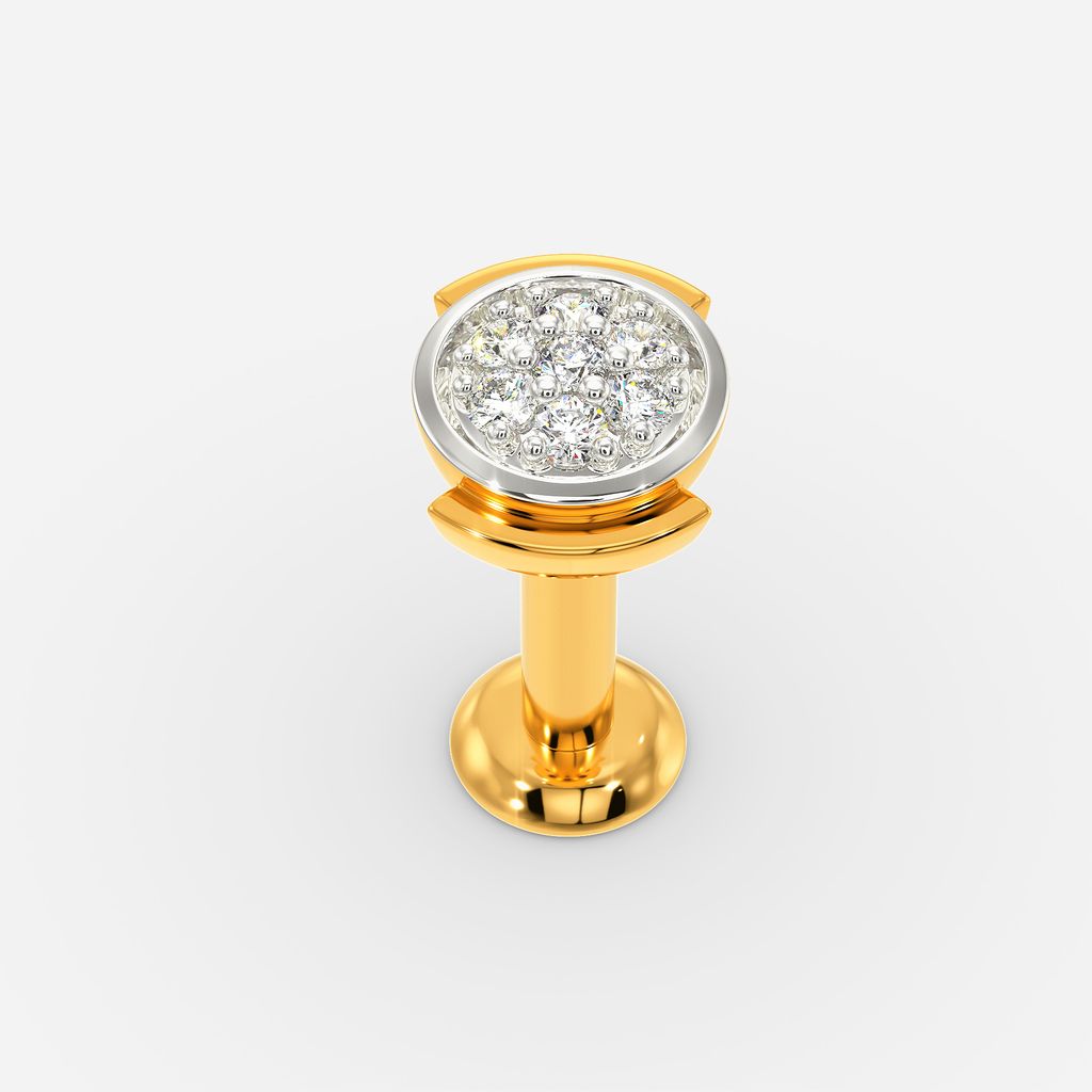 Vicious Circles Diamond Nose Pins