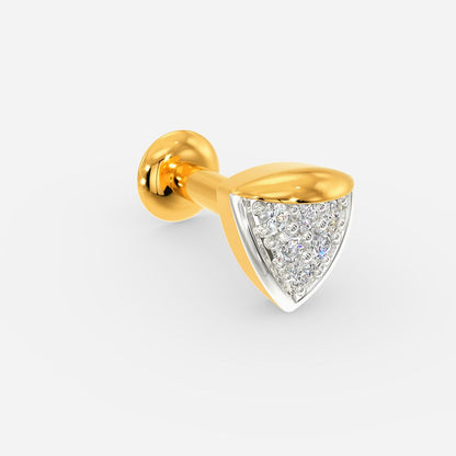 Ascending Time Diamond Nose Pins