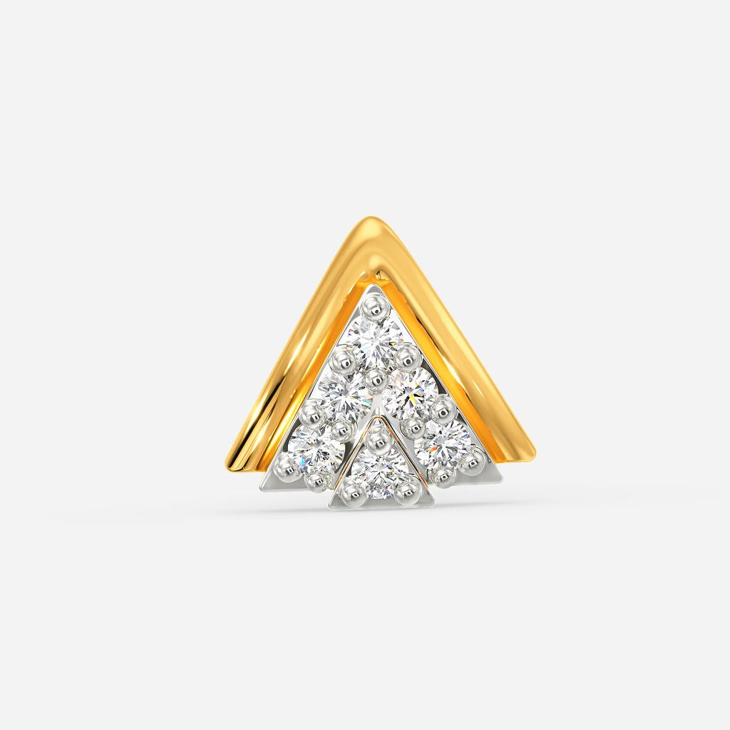 Tri Moments Diamond Nose Pins