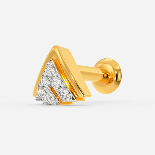 Tri Moments Diamond Nose Pins