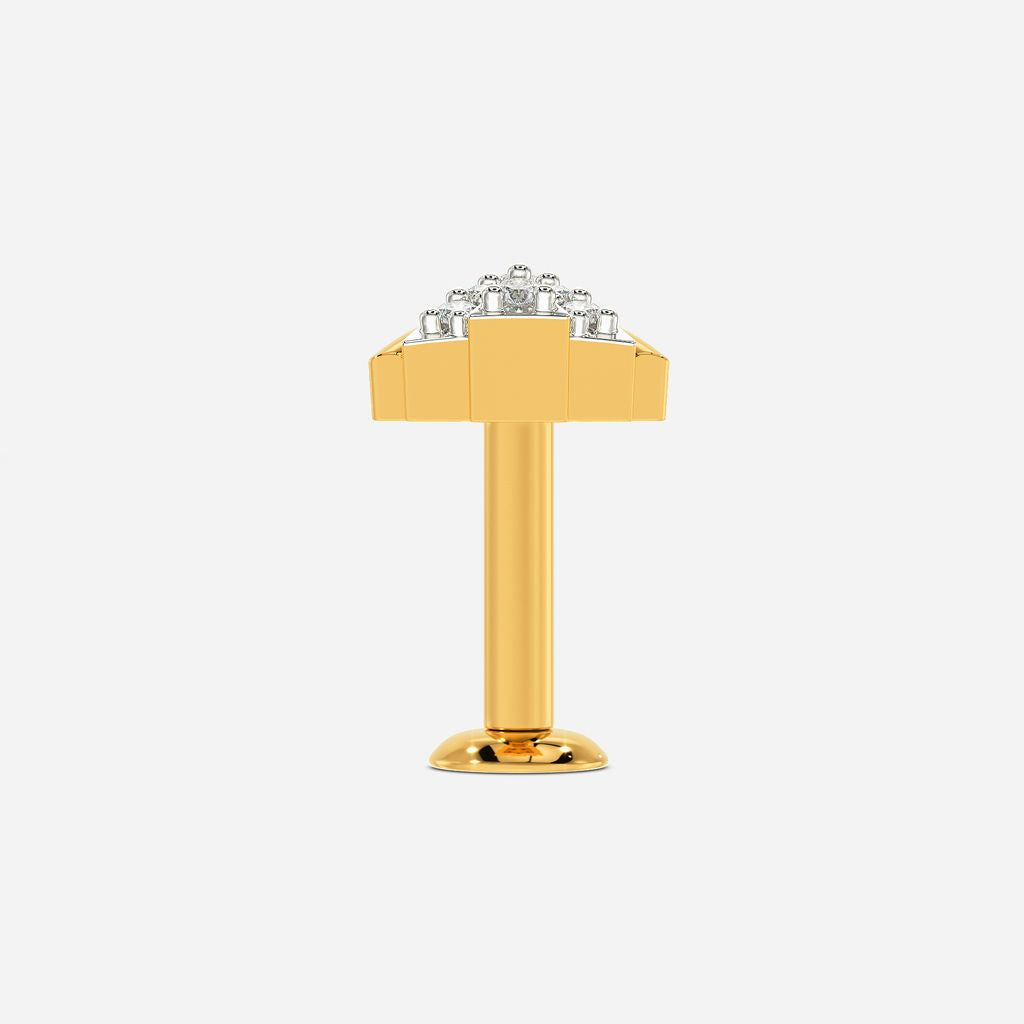 Tri Moments Diamond Nose Pins