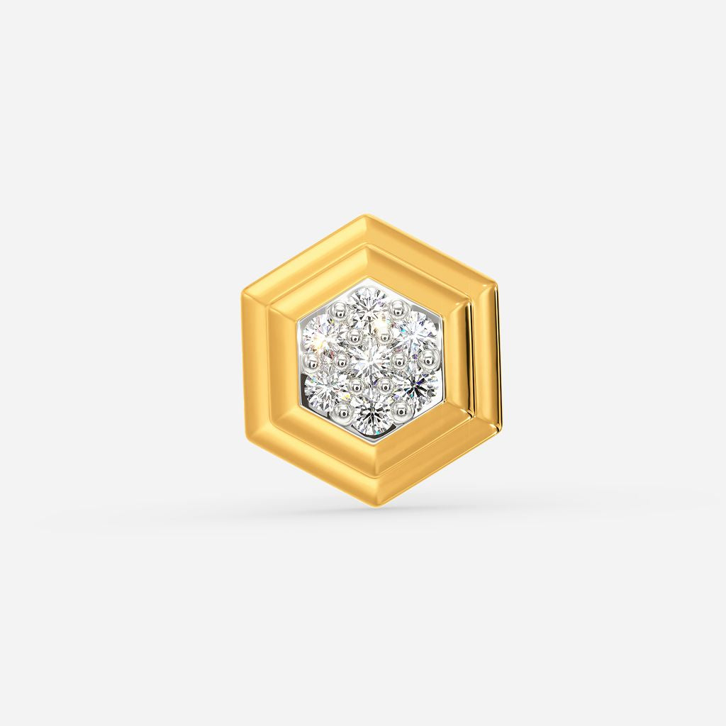 Mystic Hexa Diamond Nose Pins