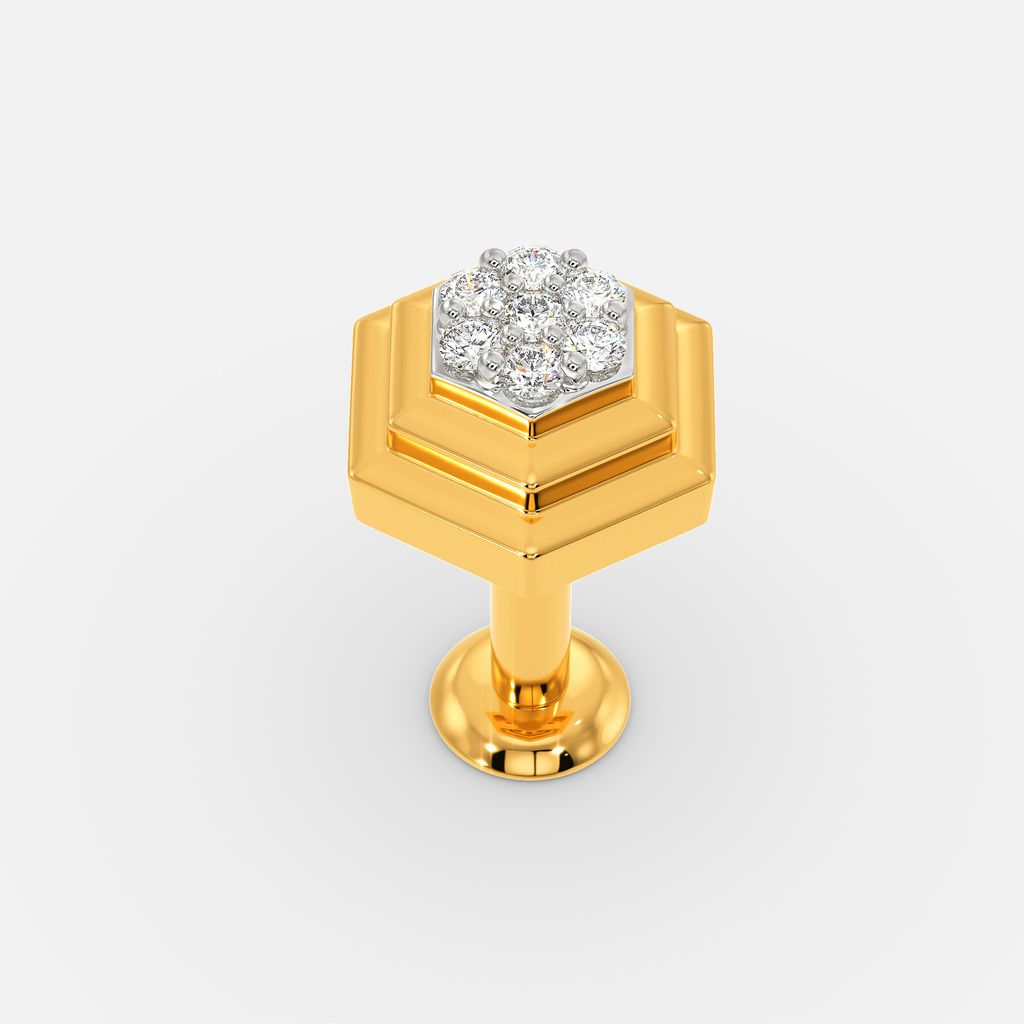 Mystic Hexa Diamond Nose Pins