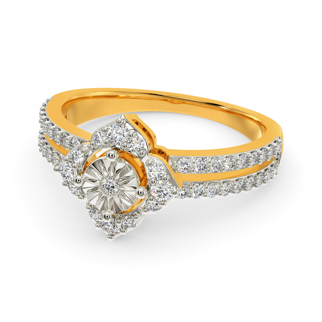 To The Moon Diamond Rings