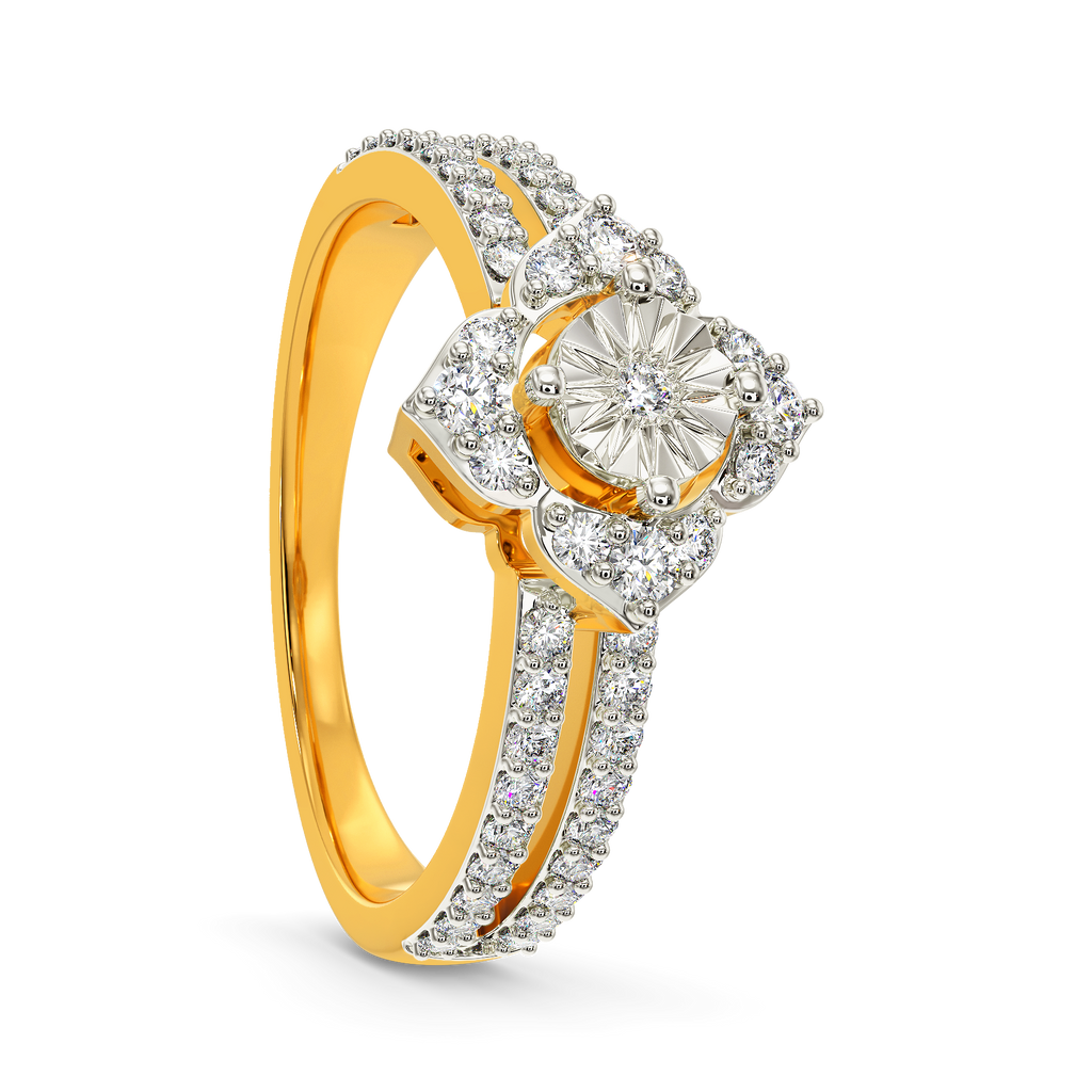 To The Moon Diamond Rings