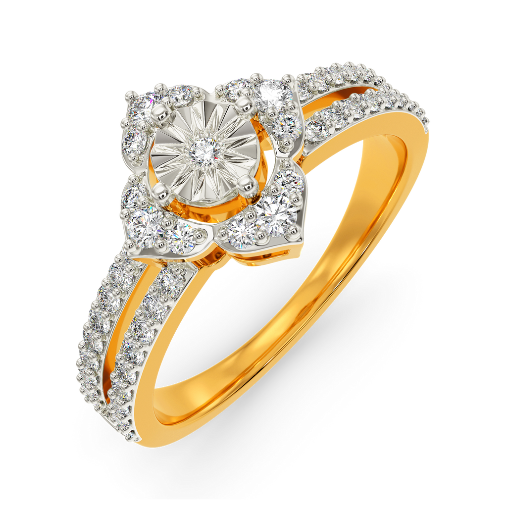 To The Moon Diamond Rings